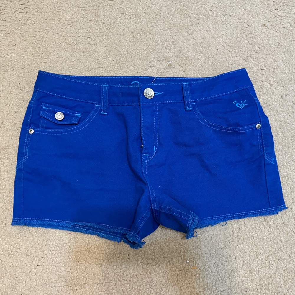 Royal Blue Justice Jean Shorts